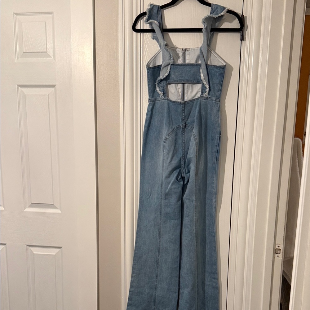 Women's Blue Denim Overalls